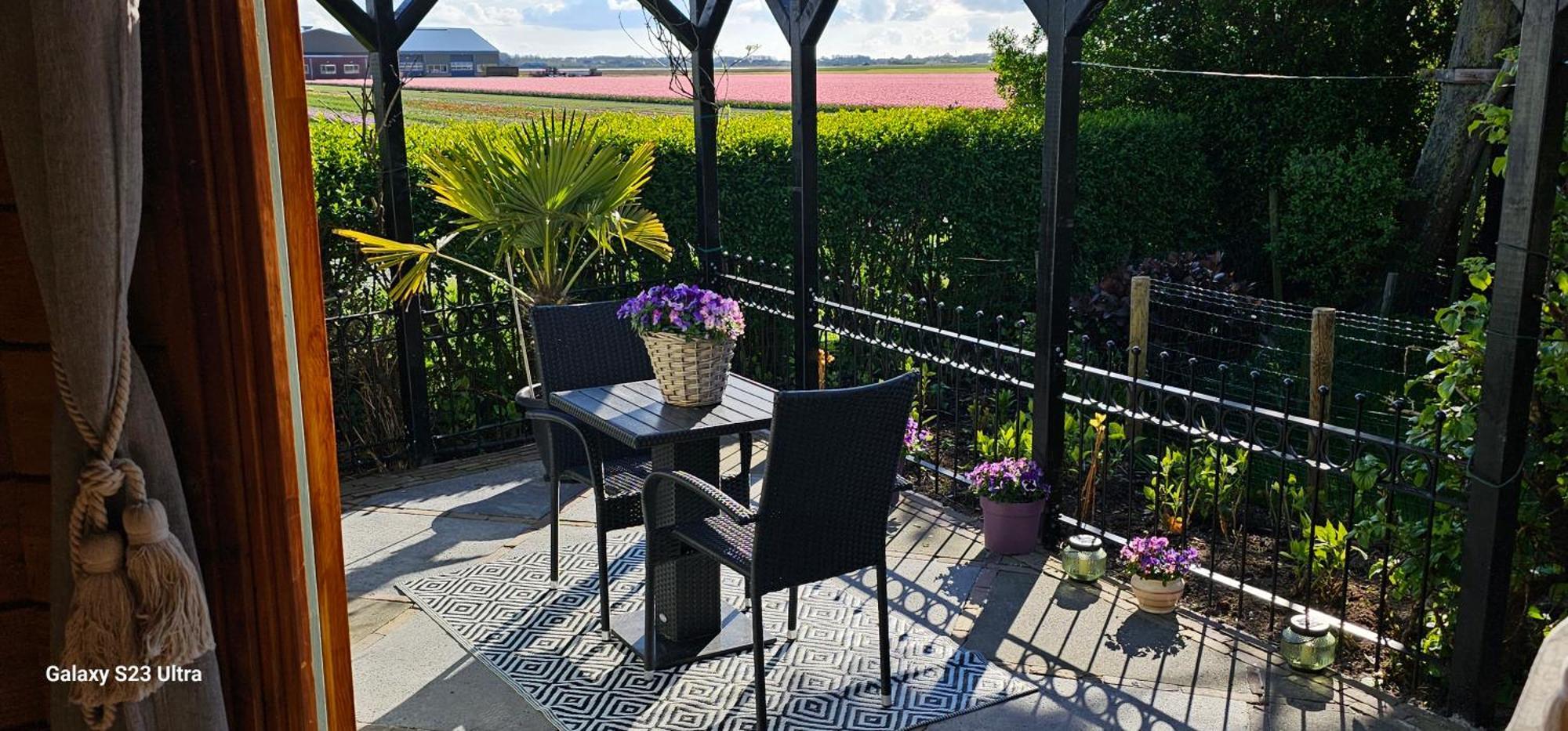 Romantisch Huisje Nabij Het Strand Met Uitzicht Op De Tulpenvelden Julianadorp Bagian luar foto